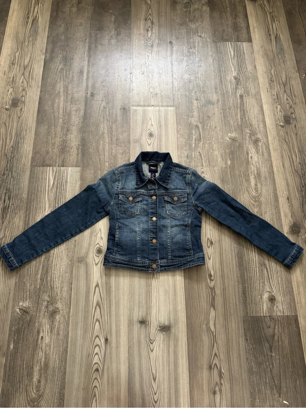 GAP Kids Classic Denim Jacket in Medium Wash Blue
